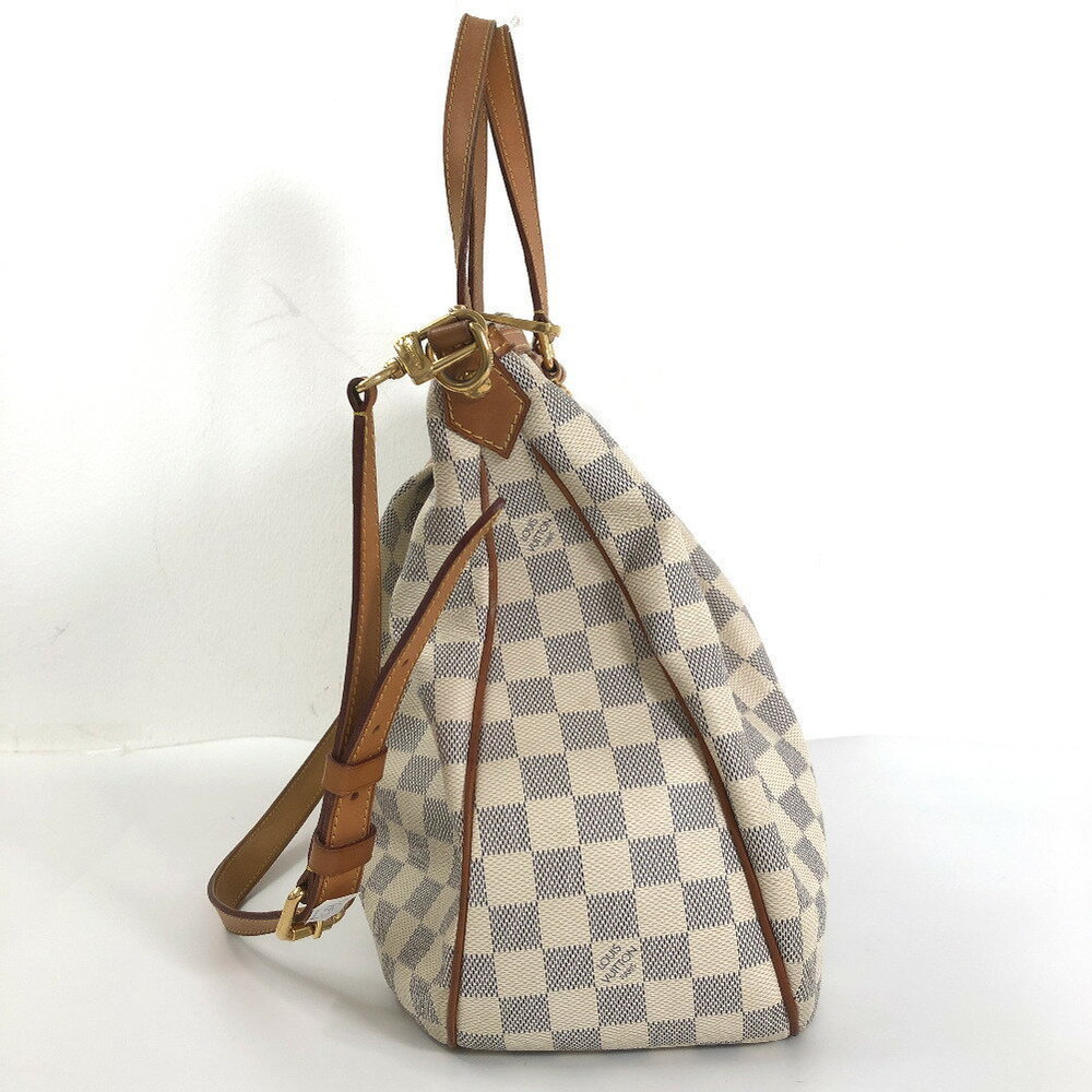 Louis Vuitton Siracusa GM Damier Azur Canvas Shoulder Bag - Picture 3 of 14